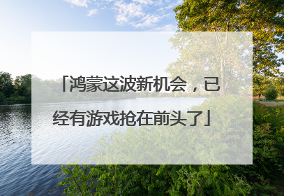 鸿蒙这波新机会，已经有游戏抢在前头了