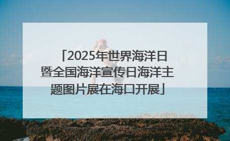 2025年世界海洋日暨全国海洋宣传日海洋主题图片展在海口开展