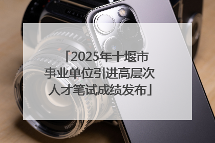 2025年十堰市事业单位引进高层次人才笔试成绩发布