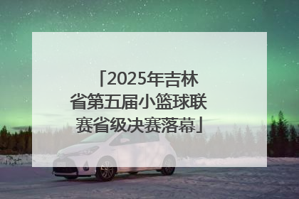 2025年吉林省第五届小篮球联赛省级决赛落幕