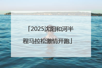 2025沈阳和河半程马拉松激情开跑