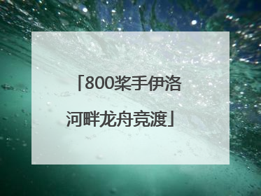 800桨手伊洛河畔龙舟竞渡
